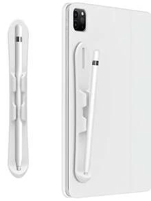 Capa Protetora de Silicone para Caneta Stylus de Tablet, Slot de Suporte de Caneta Stylus de Silicone para Tablet, Compatível com Apple Pencil Pro ou 1st/2nd Geração, Galaxy Tab S6 Lite S7 FE S8 S9 S10 Ultra, Acessórios para Tablet - Multicolorido - Visão 12