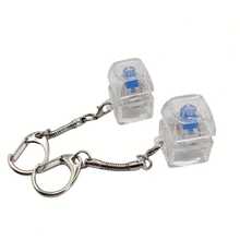 1个减压键盘键帽挂件 - 多色可选，带扣环，适用于机械键盘 - 完美的 情人节礼物和时尚配饰