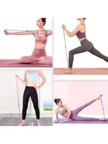 8-Shaped Yoga Resistance Bands, Elastic Fitness Stretch Bands For Back Extension, Shaping And Strength Training, Stretch Fitness Bands, Pullup Assist Bands For Chest, Arm And Shoulder Stretching, Suitable For Home Workout, Physical Therapy And Strength Training, Yoga, Applicable For Gym, Home, Outdoor Use, Universal Elastic Fitness Stretch Cords For Back, Waist And Arm Exercises, Suitable For Home, Gym And Outdoor Workout, Usable In All 4 Seasons