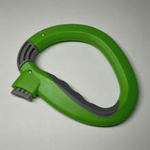 Easy-Carry Plastic Shopping Bag Holder With Comfort Grip Clips - Durable Basic Style Bag Organizer For Effortless Grocery Shopping & Home Essentials, Prevents Bag Cuts