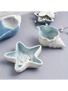 1pc 3D Seashell & Conch Silicone Mold For Candle Holders - Epoxy Resin Casting, DIY Plaster & Concrete Storage Boxes, Home Decor Planters & Clay Flower Pots