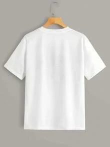 Playera de Hombre con estampado ROSA CALIFORNIA - Blanco - Ver 2