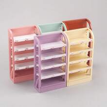 1pc Mini Shelf, Flower Rack, Small Model, Dollhouse Furniture, DIY Simulation, Miniature Household Toy, Micro Flower Rack Display Stand, Miniature Kitchen Utensils, Cake Cabinet Toy, Mini Storage Rack, Simulated Kitchen Miniature Home Decor Accessories