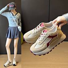 Women Chunky Shoes - 卡紅 - 查看 1