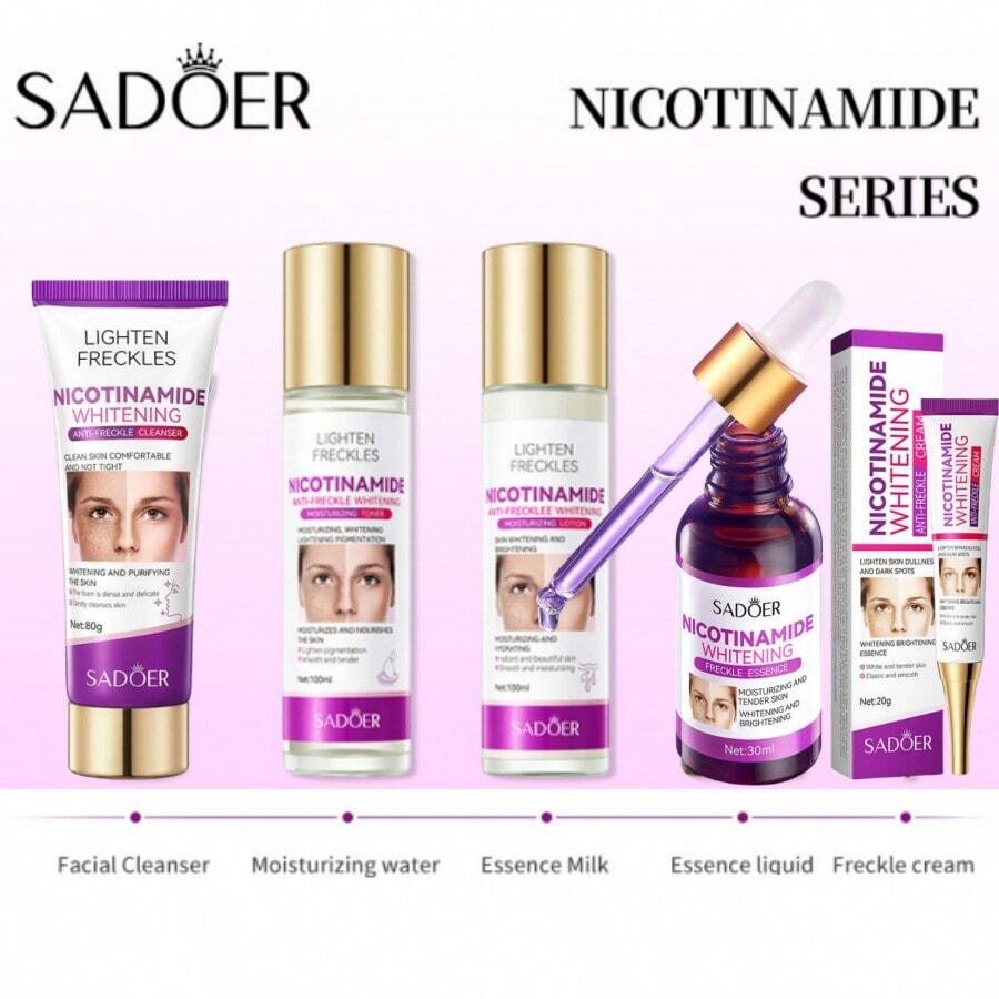 SADOER 胶原蛋白抗皱护肤全系列 - 身体乳、眼霜、面霜、精华液、护手霜、洁面乳、爽肤水、保湿啫喱。胶原蛋白成分，女士适用，多色化妆品，沐浴产品