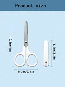 Kéo trắng cá nhân hóa 1/3/5 có vỏ bọc - Kéo cắt vải đa năng, bền bỉ - Thích hợp cho văn phòng, gia đình, trường học, may vá và thủ công. Tùy chỉnh tên kéo. Mỗi chiếc kéo đều có vỏ bọc bảo vệ, giúp dễ dàng mang theo hơn so với kéo không có vỏ bọc và loại bỏ nguy cơ trầy xước ngoài ý muốn. - Nhiều màu - Xem 5
