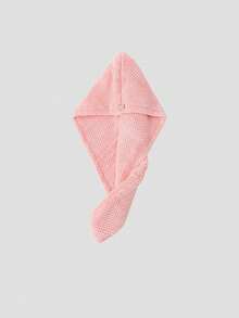 1/6 piezas Toalla de pelo de microfibra ultra suave - Secado rápido, envoltorio súper absorbente para mujeres y niñas, suave para el cabello rizado o dañado, accesorio de baño de unicolor, Cinta para el cabello, Pincel de maquillaje, Tiras de cera, Pestañas a rayas, Pestañas, Pestañas de gato, Pestañas postizas, Spoolies, Kit de pestañas, Pincel de maquillaje