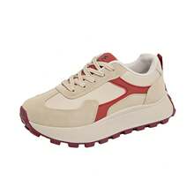 Women Chunky Shoes - 卡紅 - 查看 7