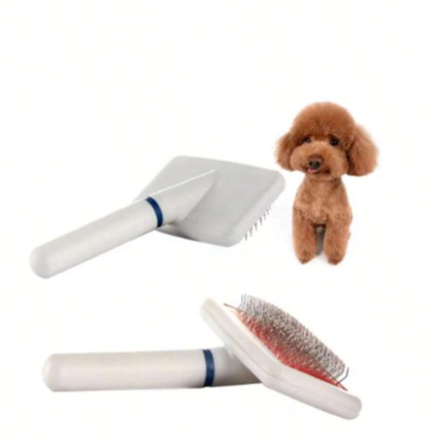 Pet Slicker Brush For Dogs Cats Massage Brush Deshedding Comb Grooming Brush For Poodle Maltese Puppy Kitten Guinea Pig Rabbit