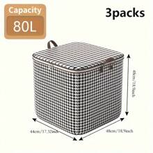 1 pieza Bolsa de almacenamiento especial para ropa, edredón, caja de almacenamiento para mudanza, bolsa de almacenamiento para dormitorio del hogar, caja de almacenamiento de gran capacidad para clasificar, ropa de temporada, caja de almacenamiento de ropa, cajón del hogar, armario plegable del dormitorio, armario, caja de clasificación de ropa interior, adecuado para bolsa de almacenamiento de vuelta al colegio, bolsa de almacenamiento multifuncional