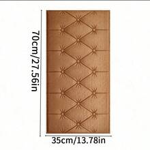 4/6 件 3D 软泡沫墙砖 - 即撕即贴自粘墙纸面板防水防潮墙面装饰非常适合榻榻米床头板、电视装饰墙、卧室、客厅、幼儿园可移除装修贴纸 - 墙板/壁纸/墙贴/春季装饰墙纸墙贴房间装饰 - 彩色 - 查看 7