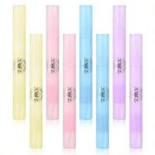 8pcs Nail Polish Remover Pen Gel Nail Polish Corrector Pen Polish Cuticle Nail Edge Cleaning Pen With Cotton Tip For Nail DIY Design Nail Polish Clean Up Tool -It Is Important For Beauties - As Pic - View 1