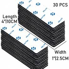 Hook And Loop Double Sided Tape, Self-Adhesive Tape, Used For Carpet, Window Fixing, Picture Frame, Mosquito Net, Car And DIY Tape - Black - View 20