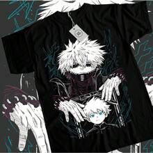 Dabi T-Shirt Toya Todoroki Girl Anime Manga Boku No Hero Academia Shirt All Size - 黑色 - 查看 1