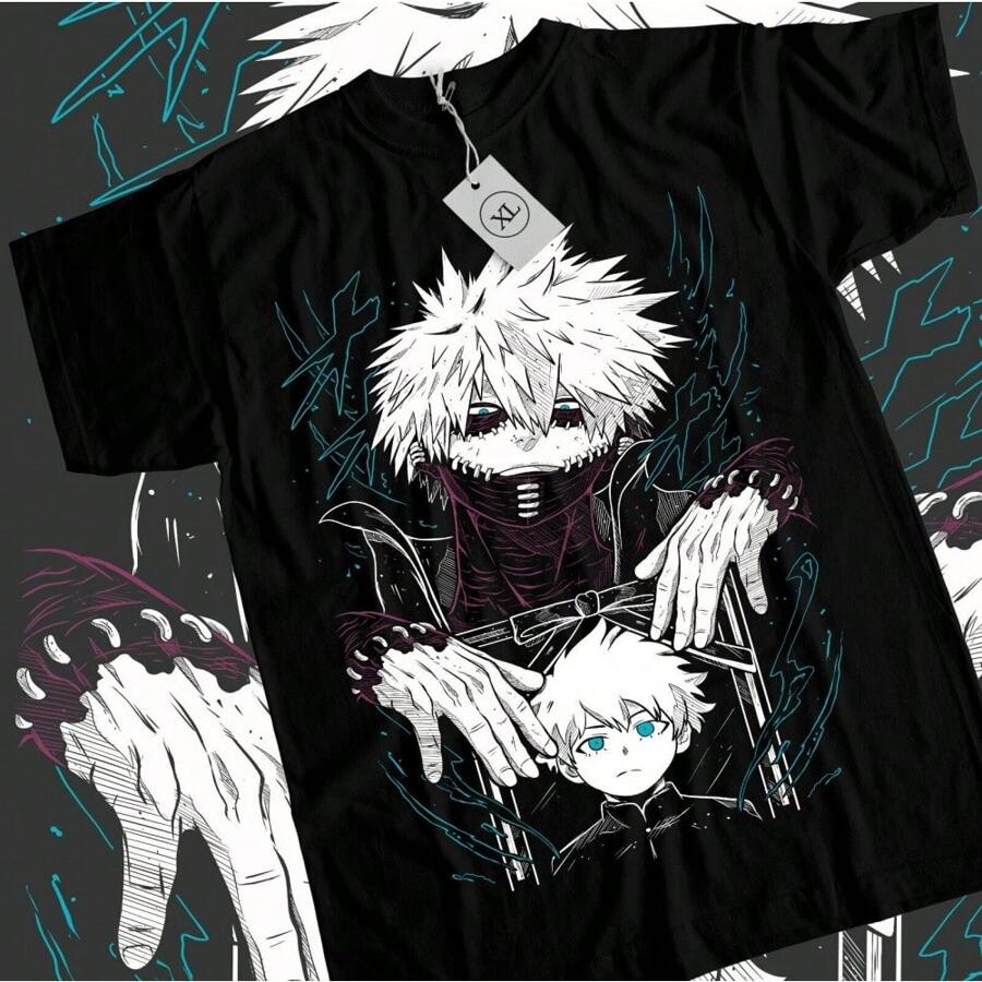 Dabi T-Shirt Toya Todoroki Girl Anime Manga Boku No Hero Academia Shirt All Size - 黑色 - 查看 1
