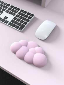 Repose-poignet En Nuage Noir, Support/coussinets En Mousse À Mémoire De Forme Souple Pour Une Dactylographie Facile Et Un Soulagement De La Douleur, Repose-poignet Ergonomique Anti-dérapant Pour Ordinateur De Jeu Pc/ordinateur Portable/pad De Main/bureau Mignon