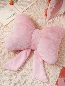 Almohada decorativa con lazo navideño, almohada con acento de lazo suave y linda, adecuada para cama, sofá y dormitorio, cuatro almohadas esenciales para la decoración del hogar, regalo de cumpleaños, decoración navideña, regalo perfecto para familiares y amigos en bodas