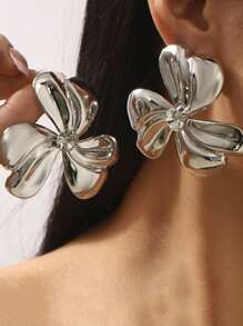 1 Paar modische, vielseitige Blumen-Ohrstecker, minimalistisches Design, neue Ohrringe-Kollektion für Frauen
