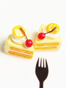 10pcs Dollhouse Miniature Food Cakes: Mini Kitchen Cake Shop Desserts Scene Realistic Dessert Model
