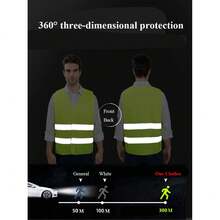 Normale Zwei-Stangen-Ableitungszahlung, reflektierende Weste, Baustelle, Hygiene, Verkehr, gelbe reflektierenden Westen, mehrere Taschen für den Einsatz, Proxy-Fahren