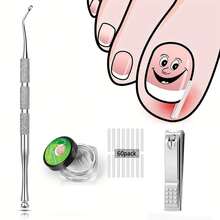 62pcs/Set Nail Clipper Manicure & Pedicure Kit - Silver - View 2