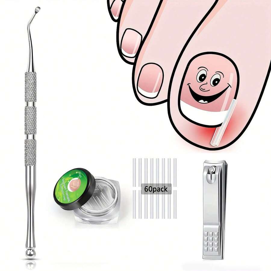 62pcs/Set Nail Clipper Manicure & Pedicure Kit