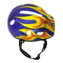Casco Azul Infantil Con Protecciones Para Las Rodillas Y Los Codos Incluidas Con El Casco, Ideal para la seguridad de los más pequeños. Material resistente y ligero ideal para las actividades recreativas de los más pequeños del hogar, Incluye protecciones para codos rodillas y codos, zonas vulnerables a la hora de hacer actividad en el exterior para los pequeños - Azul - Ver 3