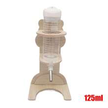 Runup Pack Of 5 Wooden Hamster Toys, Wooden Hamster House, DIY Hamster Paradise Including Multi-Chamber House, Rotating Bridge, Swing, Hamster Hide, Hamster, Chipmunk, Toy Accessories