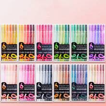 LANGUO 新款丙烯画笔升级版 6/36/54/72/90色套装中性笔 1.0mm 细头彩色笔 适合学生绘画 DIY涂鸦 学习重点标记 素描本涂色 可堆叠艺术日记本标记 学生笔记用 - 彩色 - 查看 3