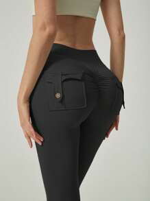 6pecil Leggings da carico CoreFlex con tasche per donne, leggings a vita alta per palestra e yoga che scolpiscono il lato B
