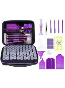 30/60/240 Slot Diamond Painting Accessories Set, Quick Assist Tools And Pen Tray, Suitable For Diamond Art Enthusiasts