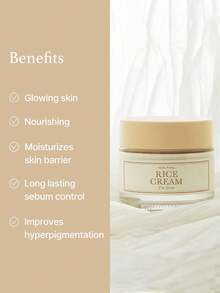 I'm From Rice Cream, Rice Bran Essence Containing Ceramide, Luminous Appearance, Improves Moisture Skin Barrier, Deeply Nourishes, Smooth And Even Skin Tone 50g - Rice Cream - View 2