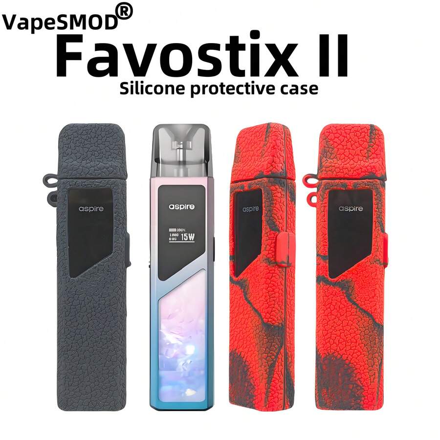 VapeSMOD Multi-Color Protective Case Suitable For Parrot Nest 2 Favostix II, Silicone Protective Case With High-End Soft Shell Texture Design, Dust-Proof And Drop-Proof Protective Shell - Multicolor - View 1
