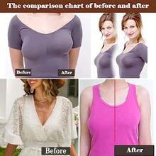 LAN MUQU Nipple Cover With Lift Breast Lifting Pasties Reusable Show Nipple Cover Sticky Silicone For WomenGS 8380 - 粉色 - 查看 4
