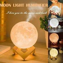 Moon Humidifier, Multi-Function High-Capacity Spray, Air Spray, Moon Lamp, USB Night Light Desktop Decoration, Incense Lamp, Halloween Christmas Birthday Party Gift