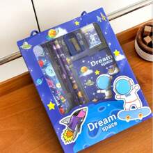 1 Set New Cartoon Cute Stationery Set, Stationery Gift Set, Suitable For Girls And Boys, Surprise Stationery Gift Box, Cute And Practical, Suitable For Gifts