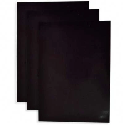 ARTESANATO ÍMÃ MANTA ADESIVA A4 PRETO