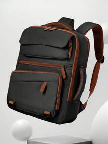 Myco Mochila de viaje para hombres, aprobada para equipaje de mano de 40L, con 3 cubos de embalaje, bolsa de viaje para fines de semana, universidad, oficina, regalos de Navidad, bolsa de viaje de invierno, bolsa escolar, mochila de vuelta al cole, de gran capacidad, impermeable, compartimento para portátil, diseño con correa de equipaje, ligera, portátil, para trabajadores de cuello blanco, perfecta para vuelta al cole, primer día de escuela, exterior, viajes, salidas