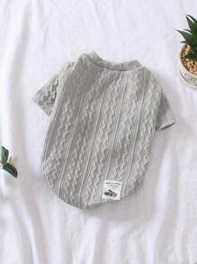 Pet Clothes For Spring & Autumn, Suitable For Teddy, Pomeranian, Puppy, Small Dogs, Cats, Warm Outerwear For Outdoor Activities, Anti-Shedding