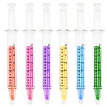 Syringe Highlighter Pens With 6 Colors 24pc-0142 - 如圖 - 查看 4
