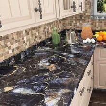 1 Roll Dark Blue Marble Textured Wallpaper Minimalist Decorative Style Self-Adhesive Detachable Wallpaper Kitchen Decoration Vinyl Contact Paper Modern Style Bathroom Decoration Living Room Wall Furniture Decoration DIY 15.7in/393.7/196.8/118.1/39.3in Wall Paper Wall Stickers Wall Decor Wallpaper Stickers Wall Bedroom Decor Home Decor