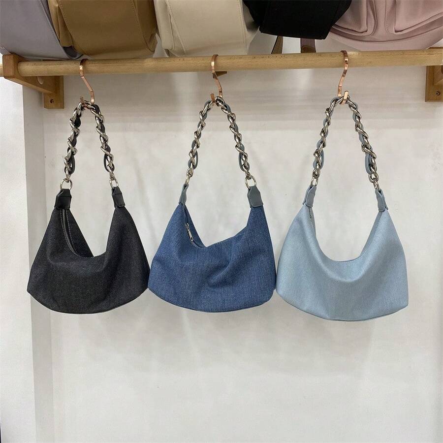 Women Shoulder Bags - 黑色 - 查看 1
