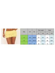 Layer Lace Trim Shorts For Women Summer  Versatile Flower Elastic Low Waist Shorts