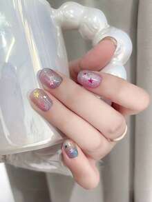 1Pc Colorful Five-Pointed Star Nail Glitter Sequins Mixed Laser Star Thin Slice Diy Nail Art Decorations Nail Supplies Nails Nail Charms Nail Gems