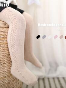 1pc Breathable Simple Baby/Toddler Tights, 0-8 Years Old