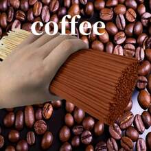 20/100/300 szt. bambusowych kadzidełek o zapachu kawy, odpowiednich do domowego oczyszczania powietrza, aromaterapii, jogi, biura, herbaciarni – prezent świąteczny