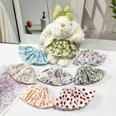 10-18cm Doll Dress, New Floral Pinafore Dress, Creative Outfit, Random Delivery