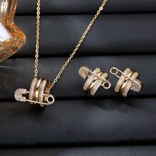 1 对女士复古优雅奢华高品质时尚百搭日常派对耳环 - 耳環 - 查看 3