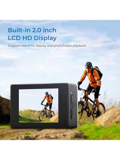 Portable Aetion Cameras Waterproof Camera Remote Control QutdoorCycling Record HD Digital Photography view 8