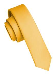 1 件/2 件女士纯色领带，适合衬衫和西装的商务休闲领带，1.97 英寸细领带配饰女士